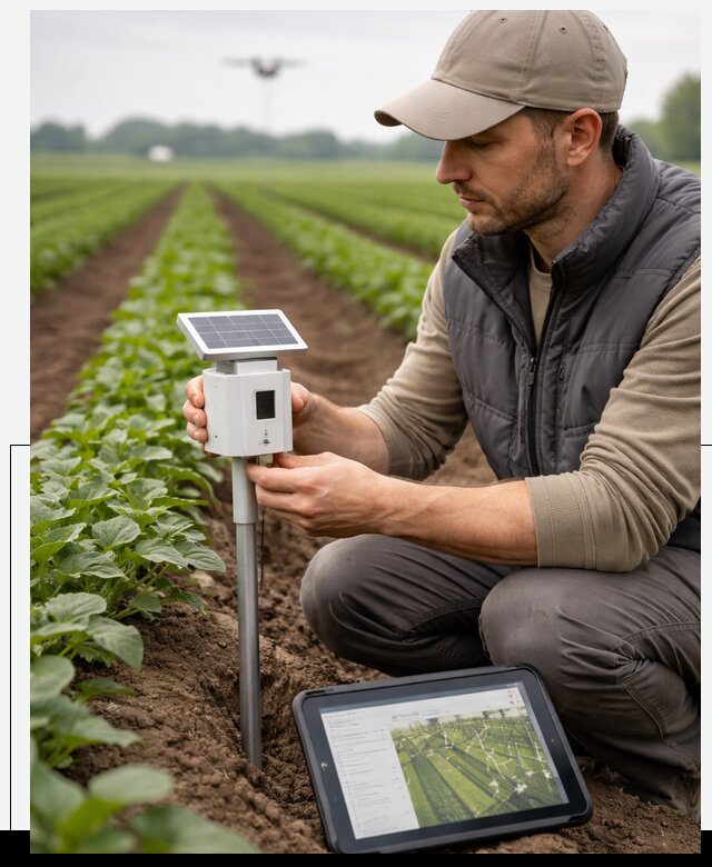 IoT мониторинг сельскохозяйственных полей и контроля в Арзамасе